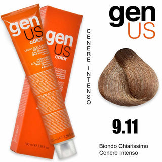 Crema colorante permanente Genus 100 ml 9,11