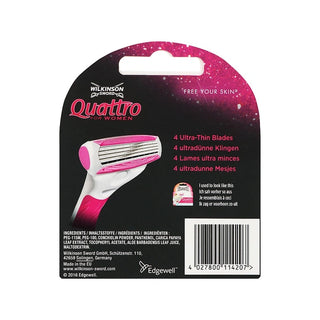 Wilkinson sword Quattro per donna 4 pezzi — Rasoio donna