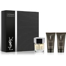 Yves saint laurent kit regalo L'Homme EDT 100 ml Balsamo dopobarba L'Homme 50 ml Gel doccia e L'Homme 50 ml 100 ml