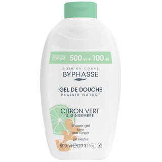 Byphasse Gel Doccia Citron Vert e Zenzero 600 ml — Gel Doccia