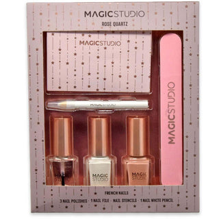 Set Di Unghie Francesi Al Quarzo Rosa Magic Studio