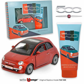 Set Regalo Fiat 500 Per Bambini (Modellino + Shampoo/Doccia 200 Ml)