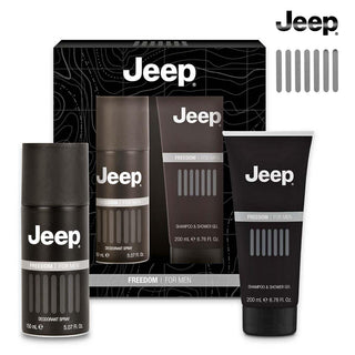 Set Regalo Jeep Freedom (Deodorante 150 Ml + Gel Doccia 200 Ml)