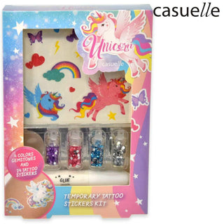 Set Di Tatuaggi Per Il Corpo Con Glitter E Pietre Preziose -