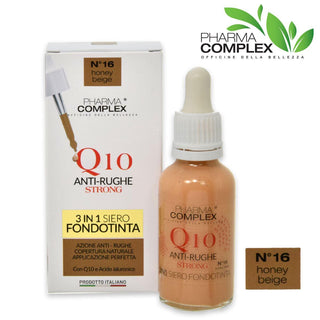 Pharma Complex Fondotinta Antirughe Q10 30 Ml N16 Honey Beige