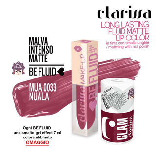 Be Fluid Lip Color Nuala Prugna Intenso Matte 4 Ml