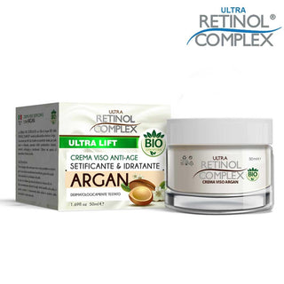 Retinol Complex Crema Viso Anti-Age Argan Men 50 Ml