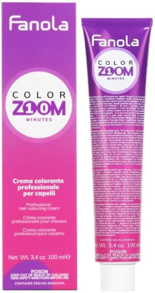 Fanola Color Zoom crema colorante para el cabello palette entera 100 ml 1.0 Negro 