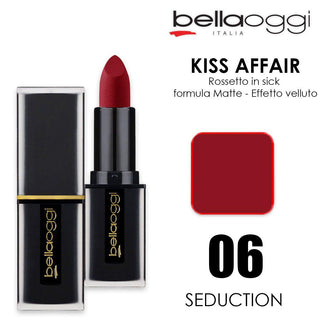 Bella Oggi Kiss Affair Matte Rossetto Stick Seduction 006