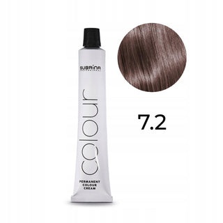 Subrina professional Colore Permanente, Tintura Permanente Per Capelli, 7/2 Perla, 100 ml