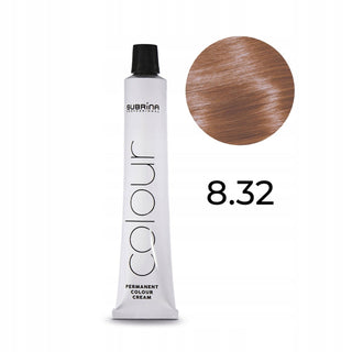 Subrina professional Colore Permanente, Tintura Permanente Per Capelli, 8/32 Champagne, 100 ml