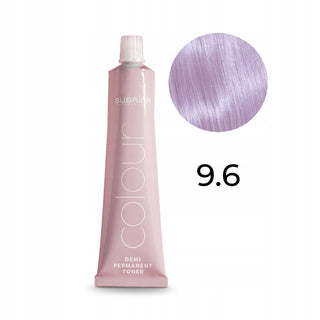Subrina professional Color , Tintura Demipermanente Per Capelli, 9.6 Biondo Viola Molto Chiaro, 60 ml