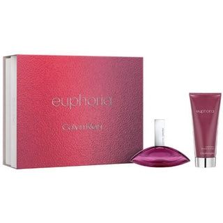 Calvin klein Euphoria scatola set regalo EDP 50 ml e lozione corpo flacone da 100 ml