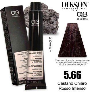 Dikson Argabeta Color 100 Ml 5.66 Castano Chiaro Rosso Intenso