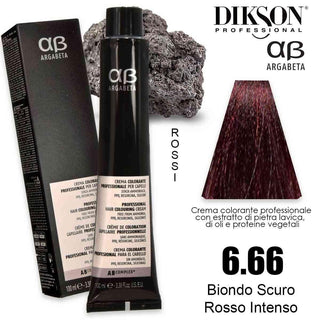 Dikson Argabeta Color 100 Ml 6.66 Biondo Scuro Rosso Intenso