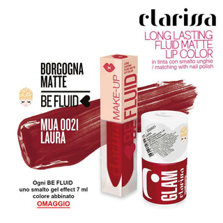 Be Fluid Lip Color Laura Borgogna Matte 4 Ml