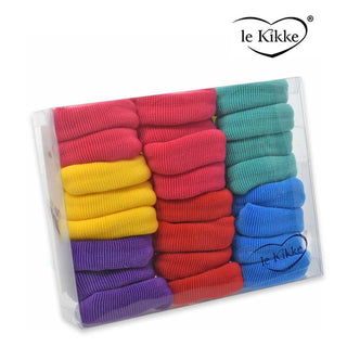 Le Kikke פולסוני קוטר 6 עובי 2 ס"מ צבעים חזקים בוסידנטה 24 יחידות 
