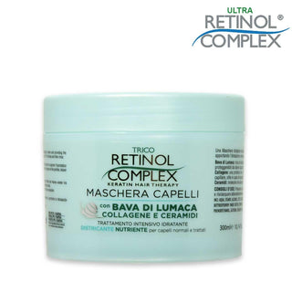 Keratin Complex Maschera 300 Ml Bava Di Lumaca Collagene & Ceramidi