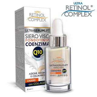 Retinol Complex Siero Viso Fondotinta Coenzima Q10 Chiaro 30 Ml