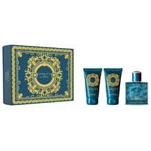 Versace Eros confezione kit selezione regalo 50 ml EDT, gel doccia e Eros 50 ml Balsamo Dopobarba Eros 50 ml 50 ml