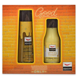 Aquolina Good Vibes Vaniglia Gourmand Bagno 125 Ml + Acqua Corpo 150 Ml