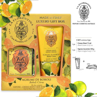 The Florentina Gift Set Small Bl 75Ml Hc106G Citrus Soap from Boboli 