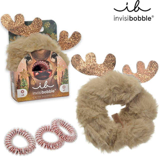 Invisibobble Set Renna Dal Naso Rosso 4Pezzi