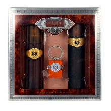 Cuba Cuba Gold Set regalo EDT 100 ml Dopobarba Cuba Gold 100 ml e portachiavi