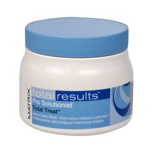 Matrix Risultati totali per Solutionist Total Treat Deep Cream Mask - Maschera per capelli in crema ricostituente 500 ml