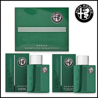 Alfa Romeo Cofanetto Green Edt 75 Ml + Dopobarba 75 Ml