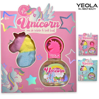 Accessori Unicorn conf. regalo (edt 50 ml + sali da bagno) 2 colori
