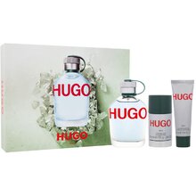 Hugo boss kit scatola box regalo Hugo EDT 125 ml, gel doccia Hugo 50 ml e stick Hugo 75 ml