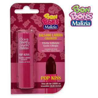Malizia Balsamo labbra colorato Pop Kiss 1 pezzo — Balsamo labbra