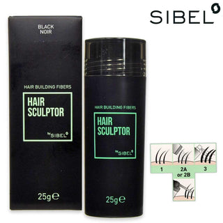 Sibel Hs Fibre Per Capelli Nere 25G