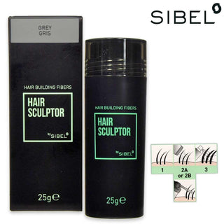 Fibre Per Capelli Sibel Grigie 25Gr