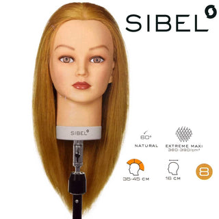 Sibel Training Head Jessica Synthetic Light Blonde (Sostegno Non Incluso)