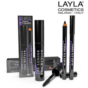 Layla Mascara Hyperextension Extreme Black + Matita Occhi Nera — Mascara