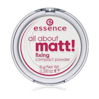 Essence All About Matt! Cipria Compatta Trasparente — Cipria compatta