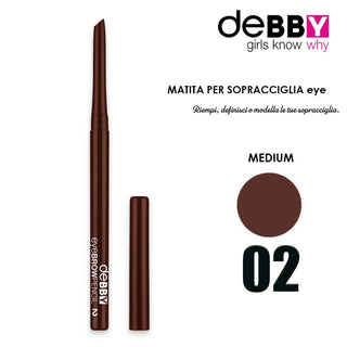 Matita Per Sopracciglia Debby Waterproof 2