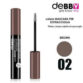 Debby Color&Brow Mascara 02 Marrone