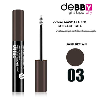 Debby Color&Brow Mascara 03 Marrone Scuro