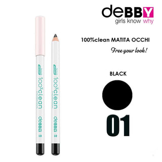 Debby Matita Occhi 100% Clean 1 Black