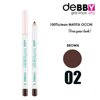 Debby Matita Occhi 100% Clean 2 Brown