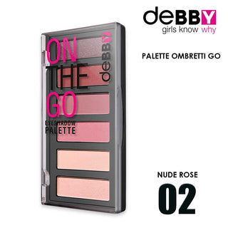 Palette Di Ombretti Debby Ombretto On The Go 02 Nude Rose