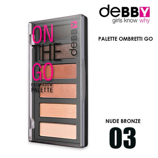 Palette Di Ombretti Debby Ombretto On The Go 03 Nude Bronze