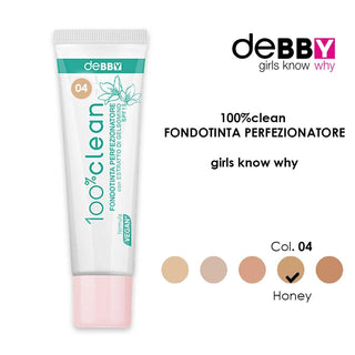 Debby Fondotinta 100% Clean Perfezionatore 04 Noney