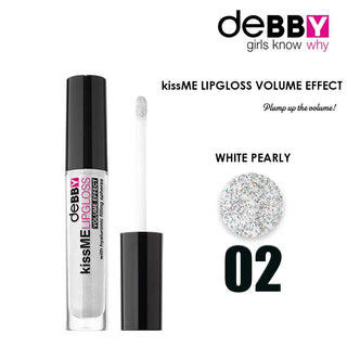 Debby Kissme Lipgloss Volume 02 Bianco Perlato