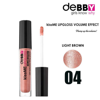 Debby Kissme Lipgloss Volume 04 Marrone Chiaro