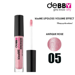 Debby Kissme Lip Gloss Volume 05 Antique Rose