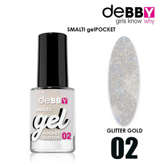 Debby Smalto Gel Pocket 02 Glitter Oro